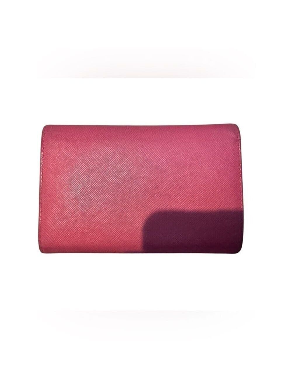 Prada Pink Saffiano tri-Fold Continental Wallet - Picture 2 of 16